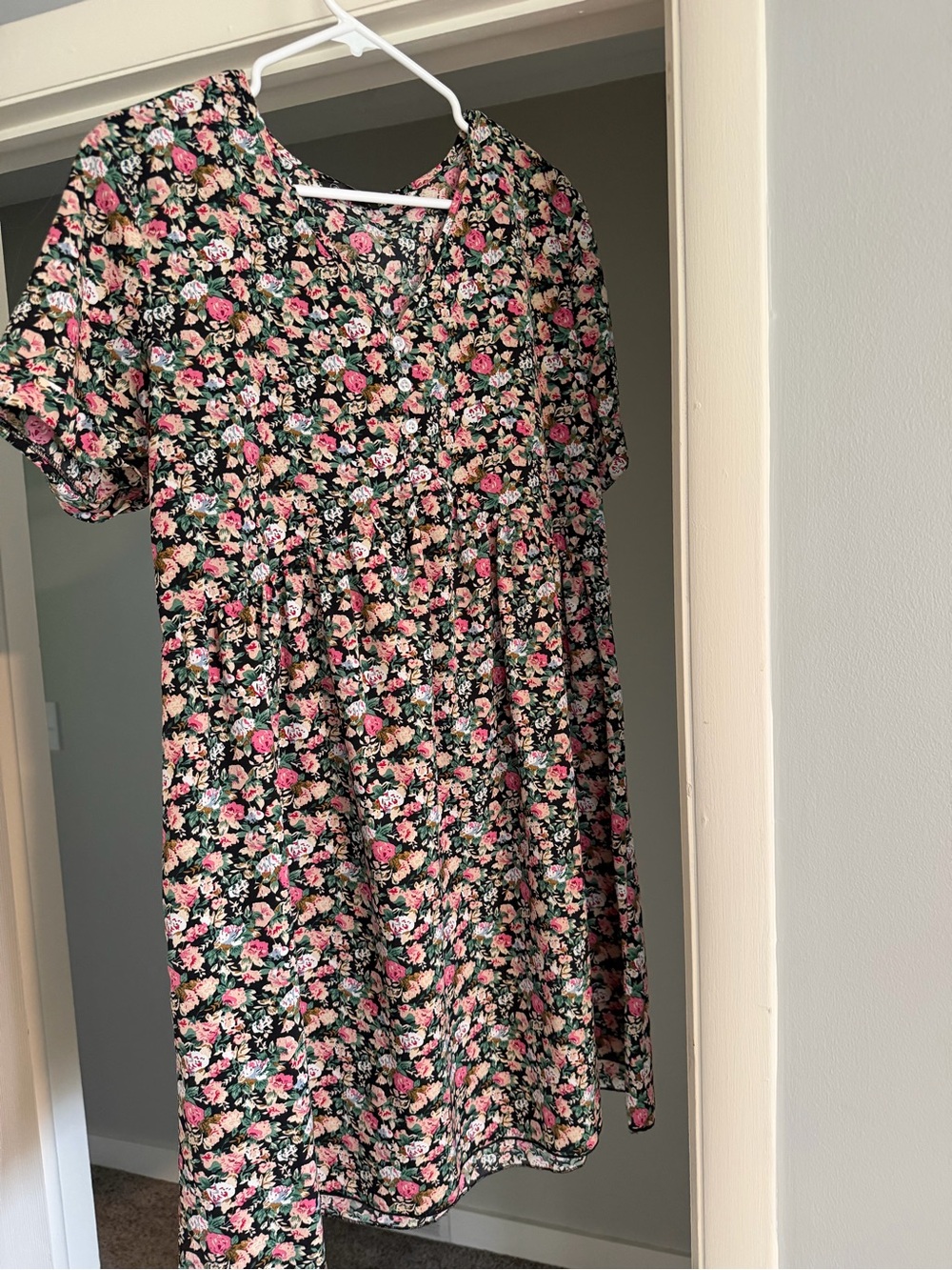 Floral boxy dress
